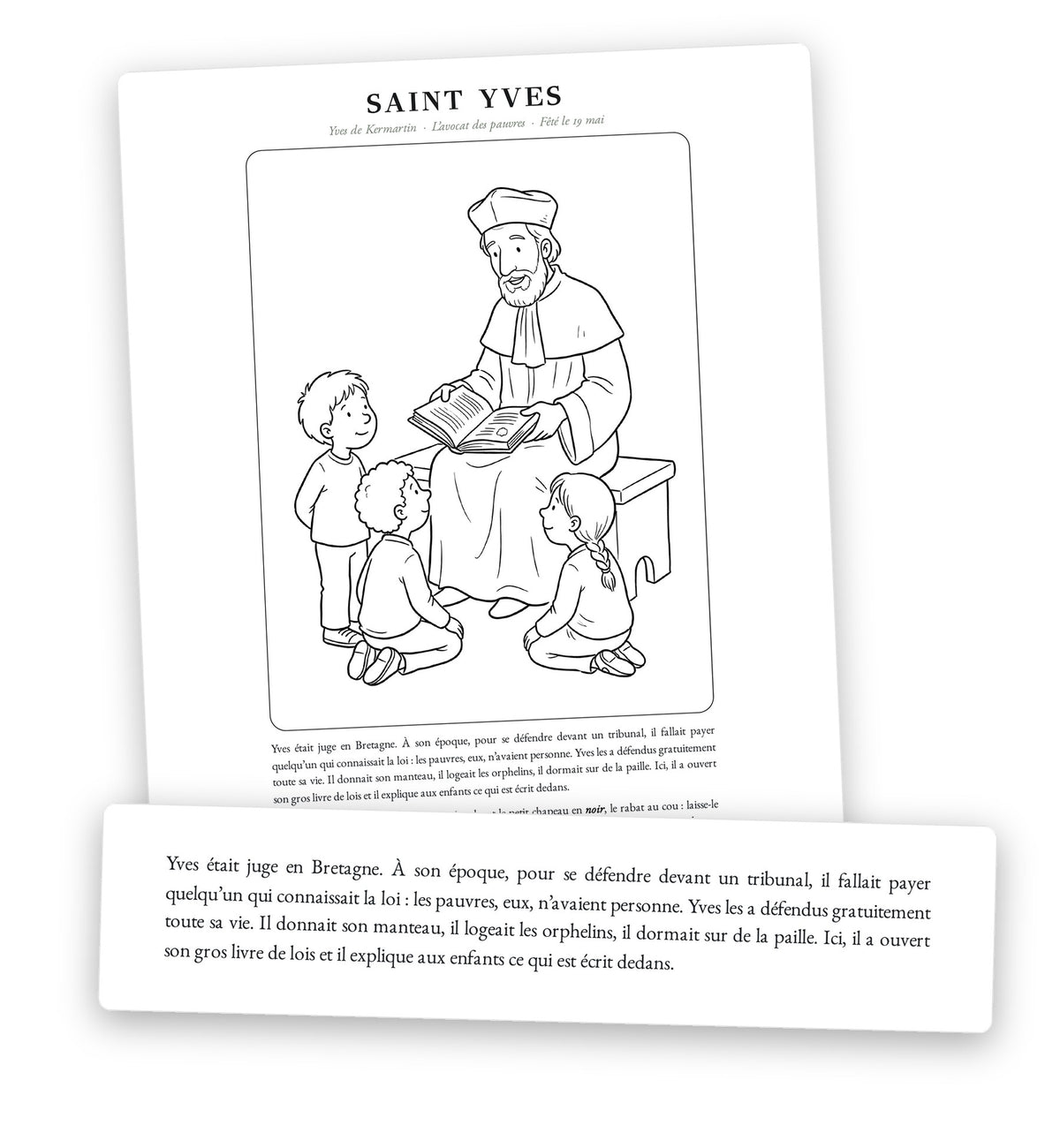 La planche de saint Yves et son histoire