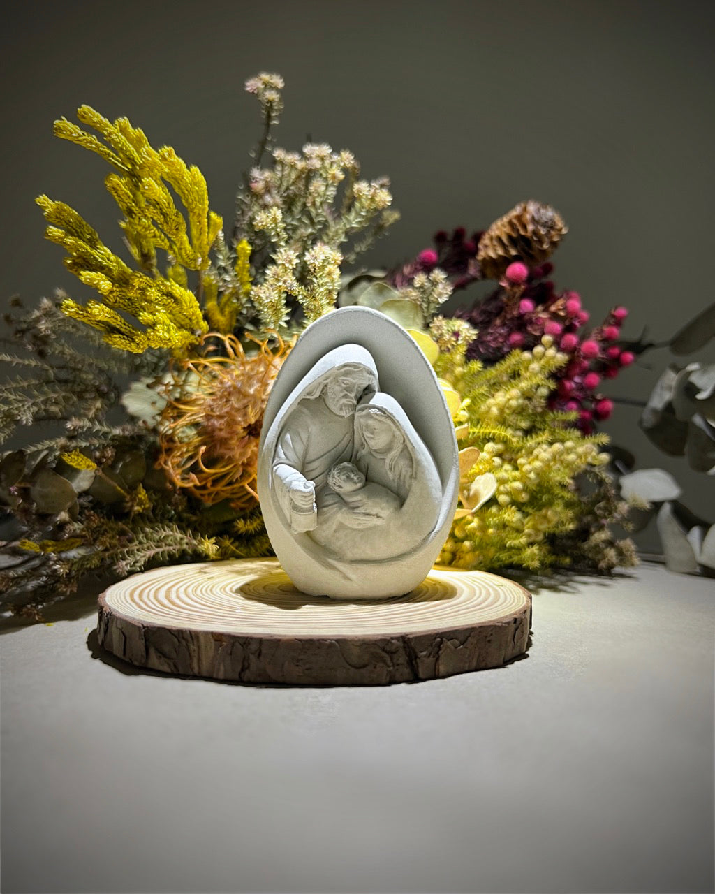 Sainte Famille de l’Ogive - Gris montaigne - Médaillon